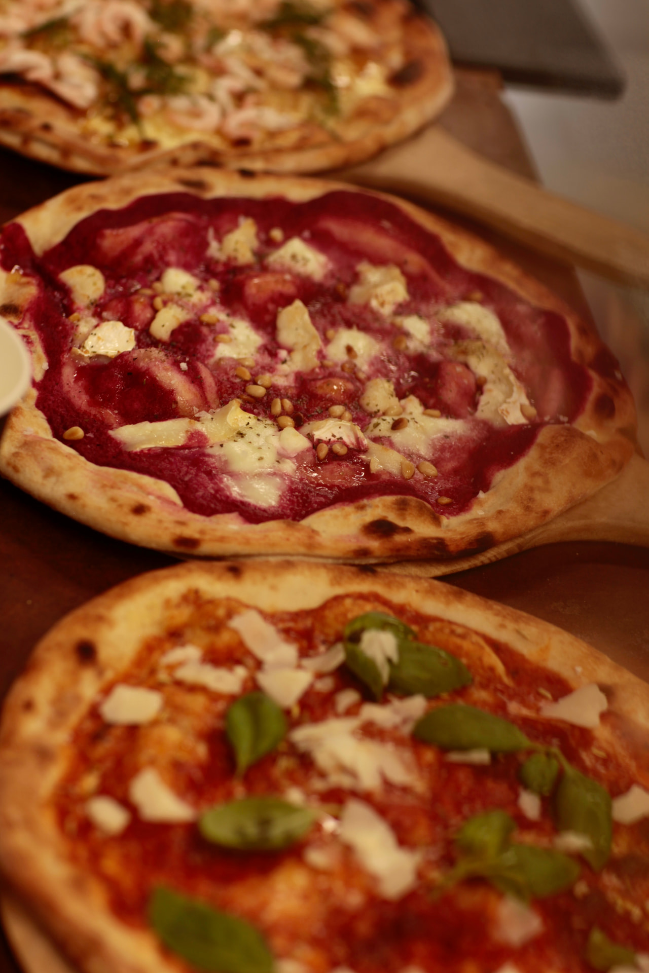 Färdiga stenugnspizzor på Café Grindstugan i Tollare